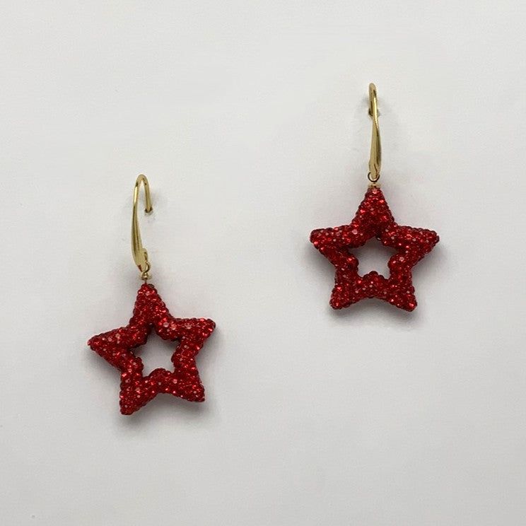 Crystal Star Earrings