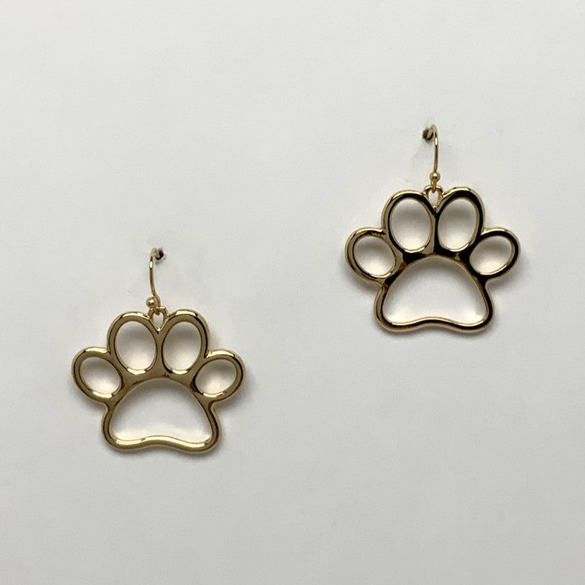 Paw Outline Earrings