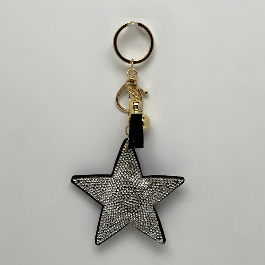 Crystal Felt Star Keychain