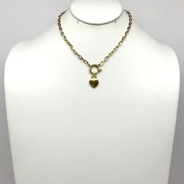 Heart Lock Necklace