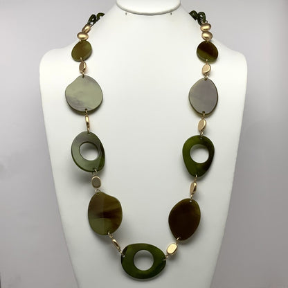 Lucite Shapes Necklace