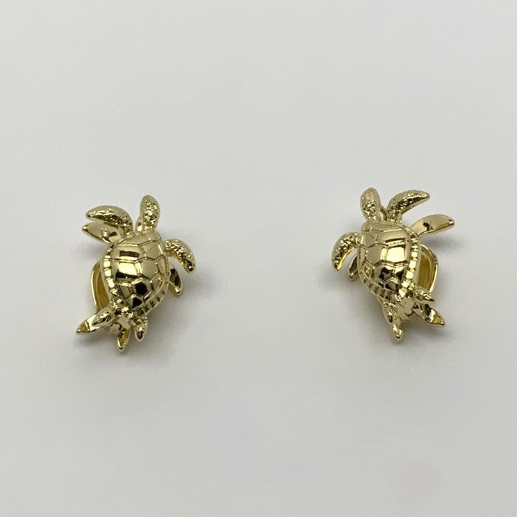 Turtle Huggie Earrings