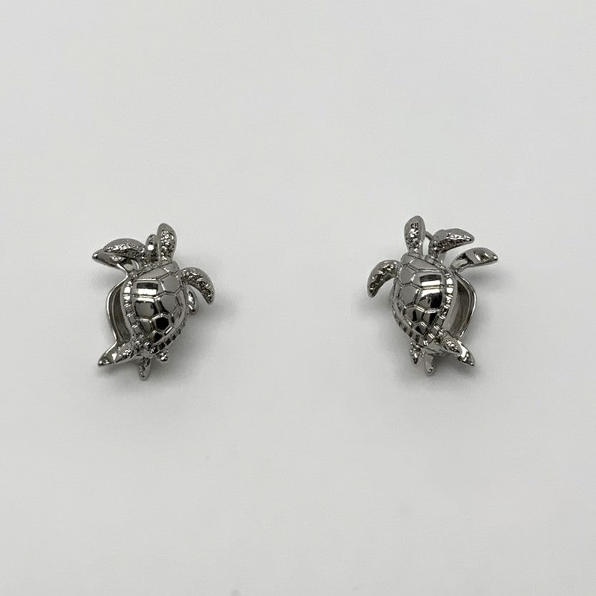 Turtle Huggie Earrings