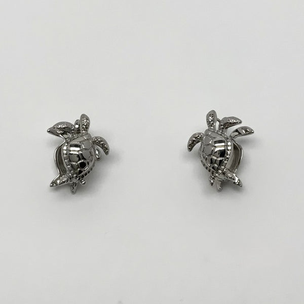 Turtle Huggie Earrings