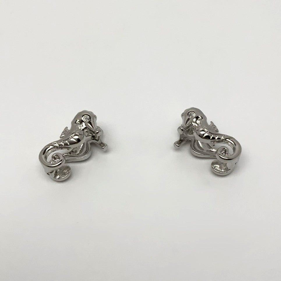 Seahorse Huggie Earrings