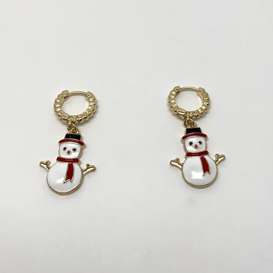 Snowman Earrings