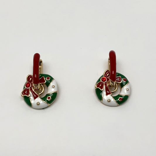 Christmas Wreath Earrings