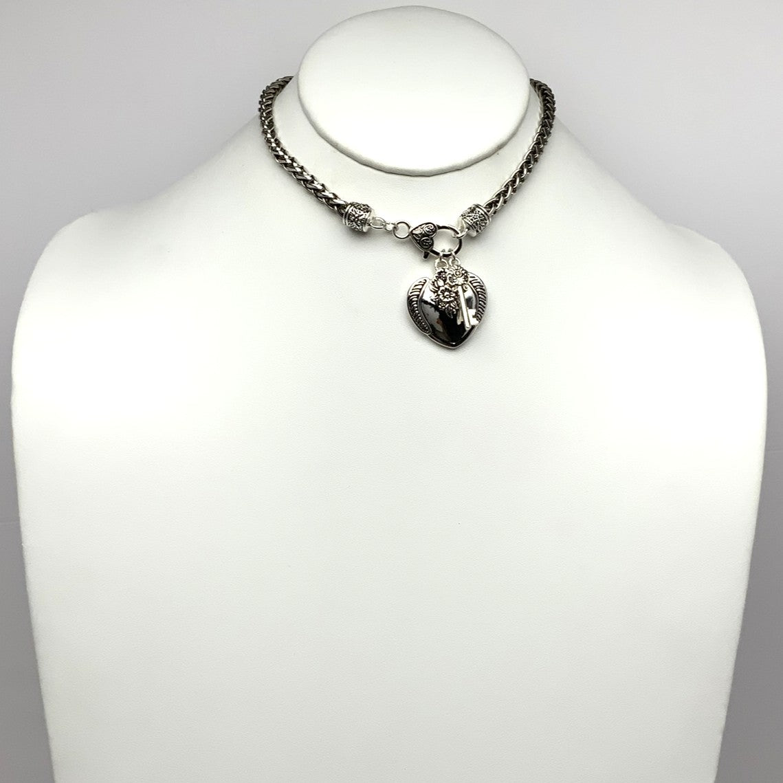 Western Heart Key Chain Necklace