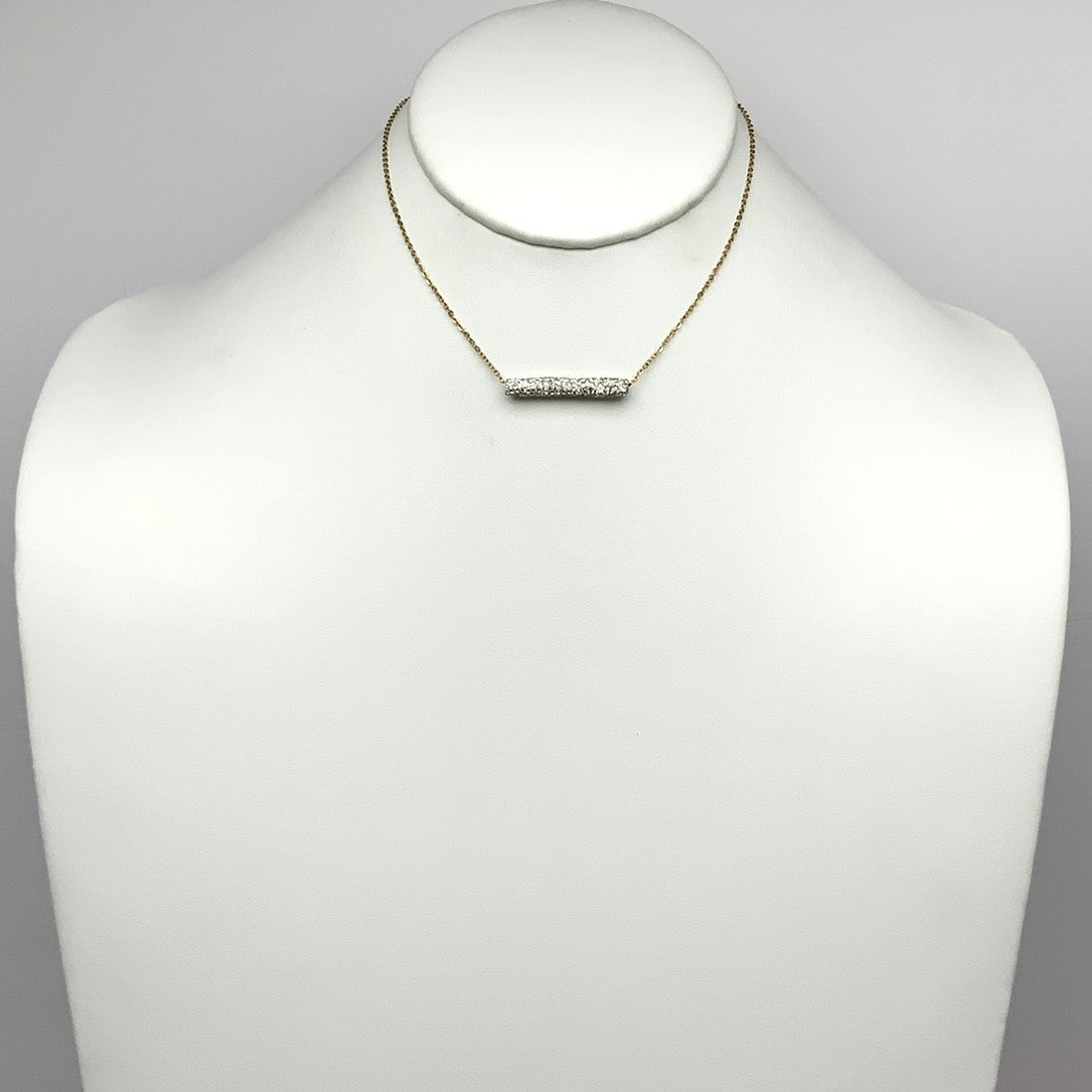 Crystal Bar Necklace