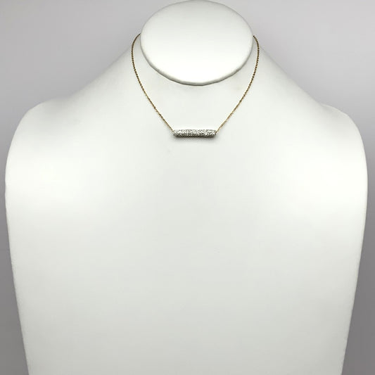 Crystal Bar Necklace
