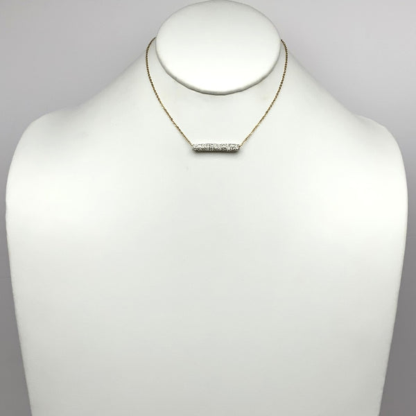 Crystal Bar Necklace