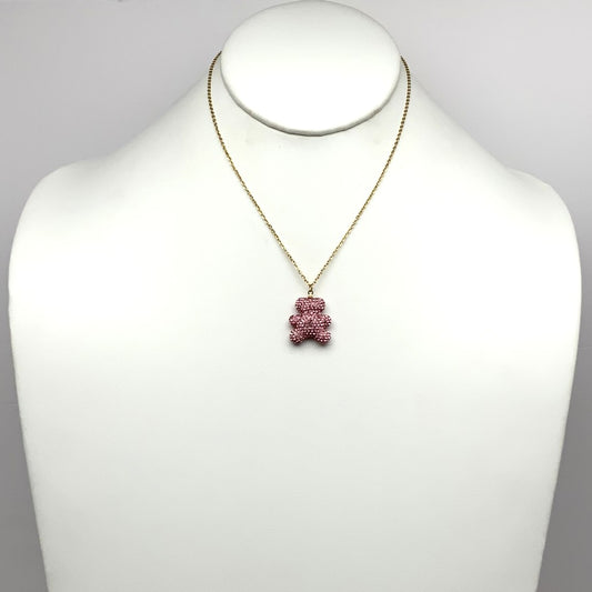 Crystal Bear Necklace
