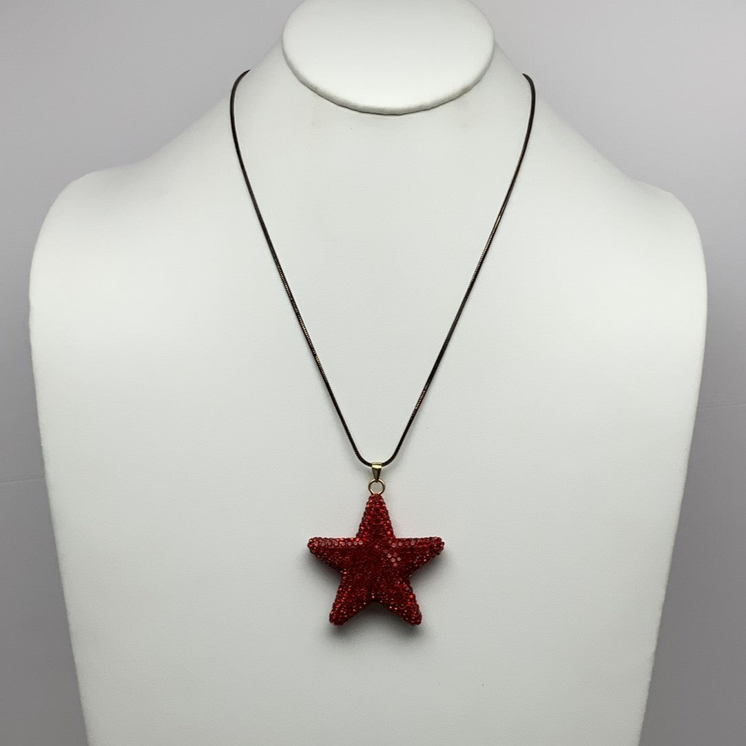 Crystal Star Pendant Necklace
