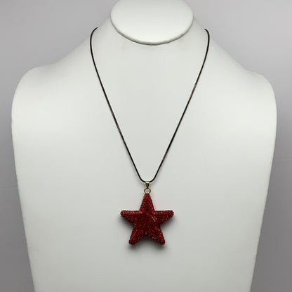 Crystal Star Pendant Necklace