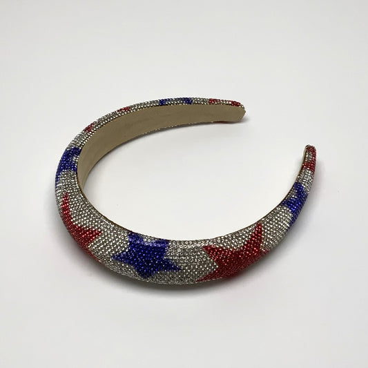 Fourth of July Star Crystal Headband