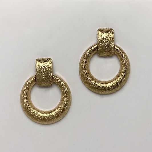 Textured Hoop Drop
