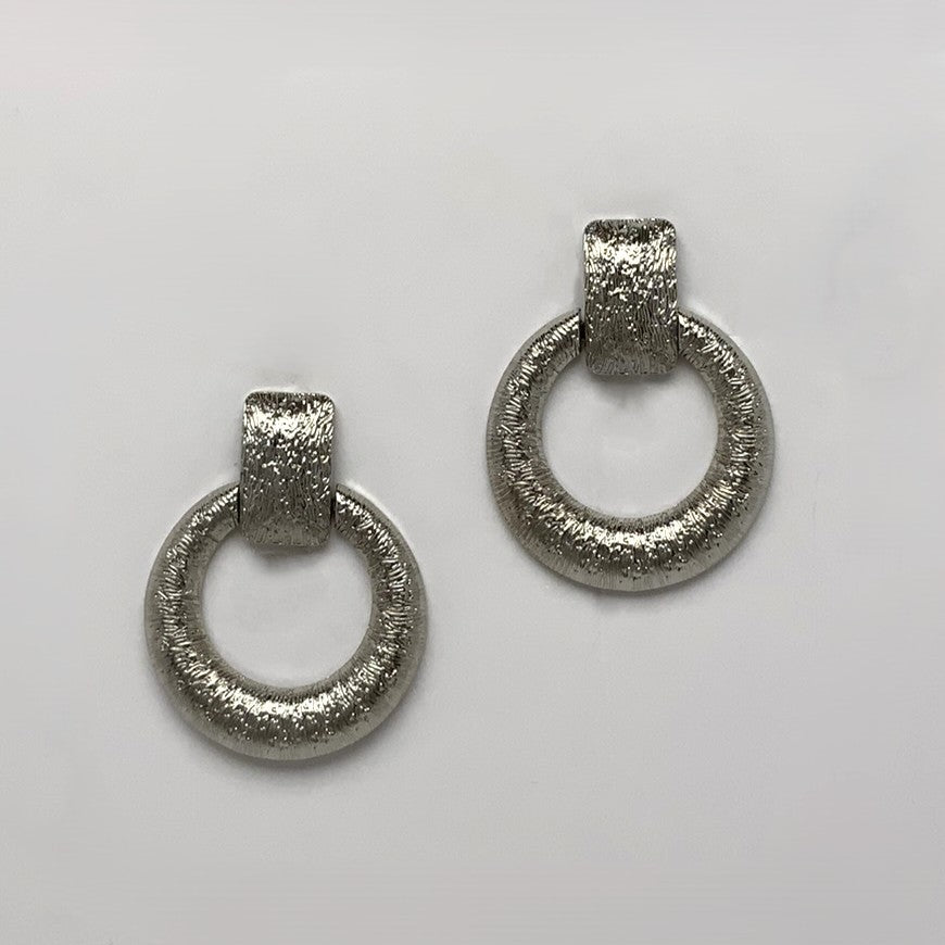 Textured Hoop Drop