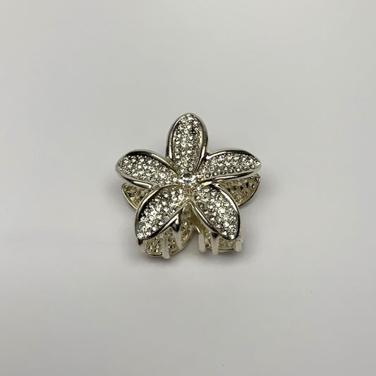 Small Crystal Flower Hair Claw Clip