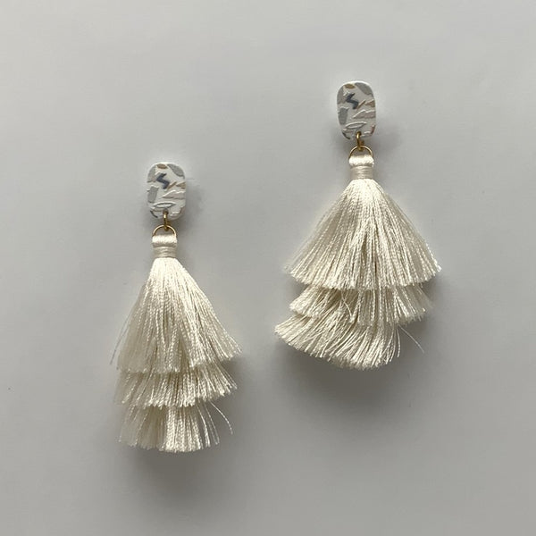 Lucite Tassel Earrings