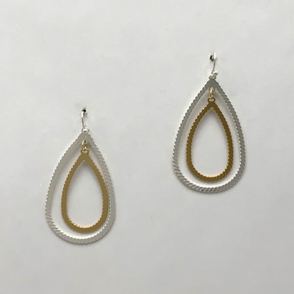 Double Teardrop Earrings