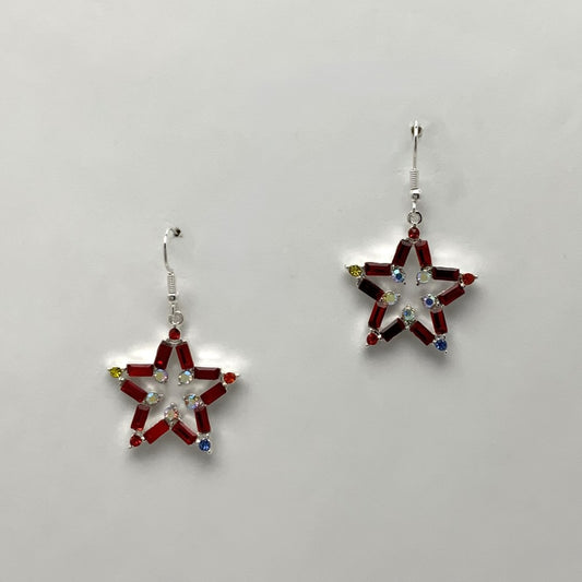 Crystal Star Earrings