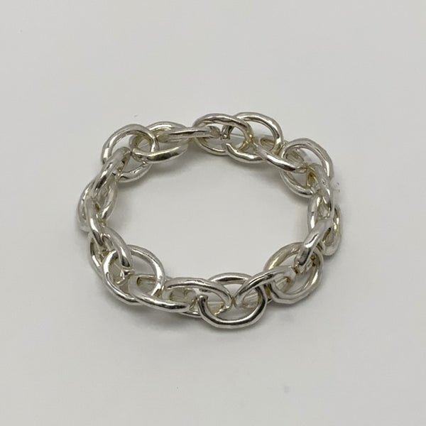 Skinny Designer Look Chain Link Stretch Bracelet