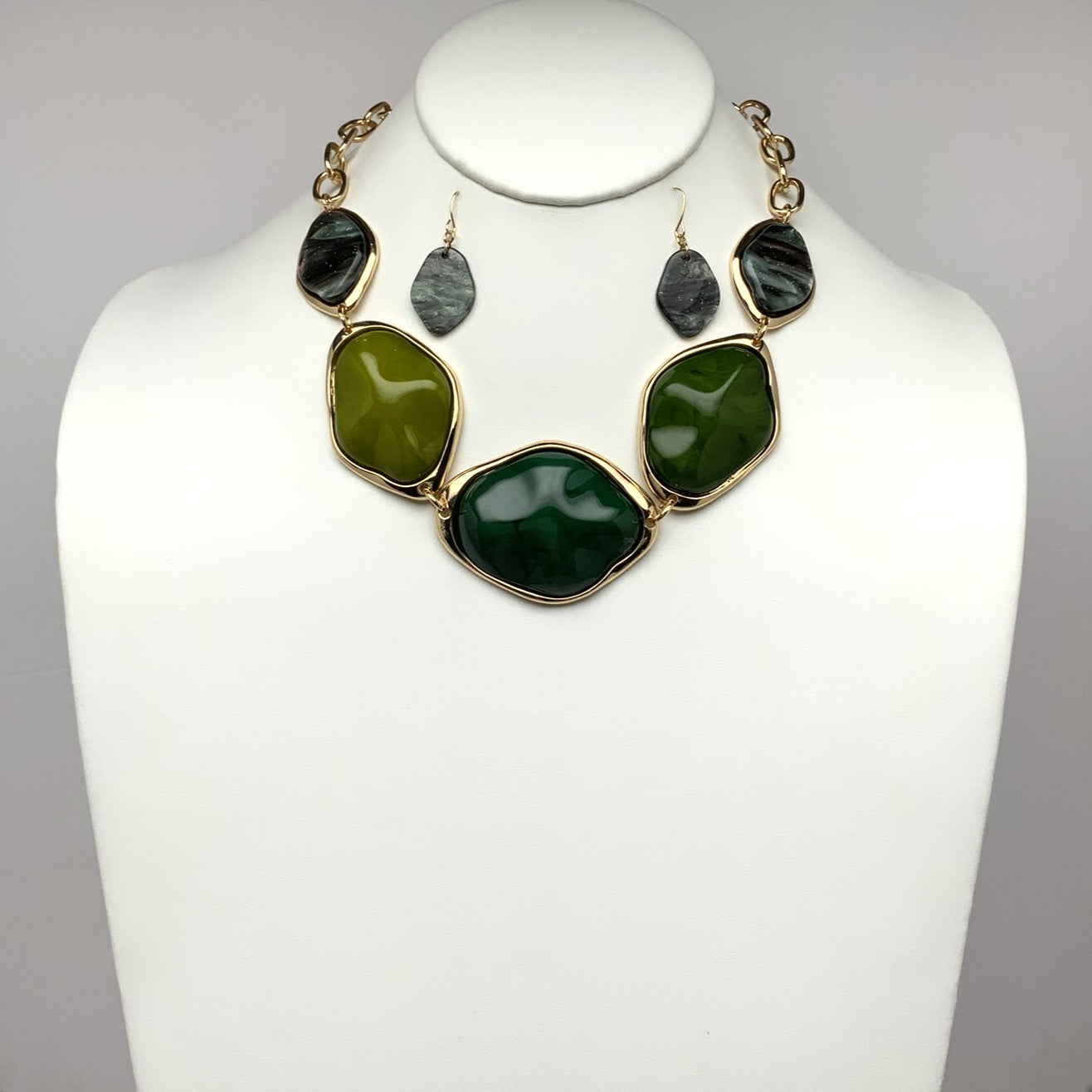 Geometric Stone Necklace