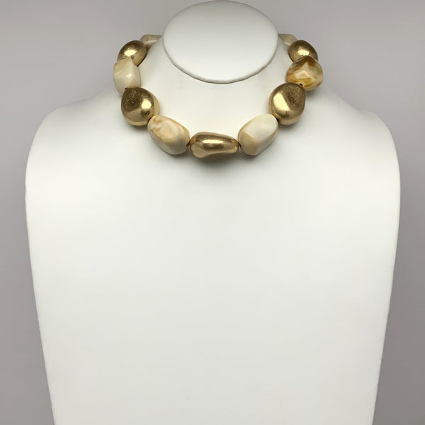 Chunky Lucite Stone Necklace