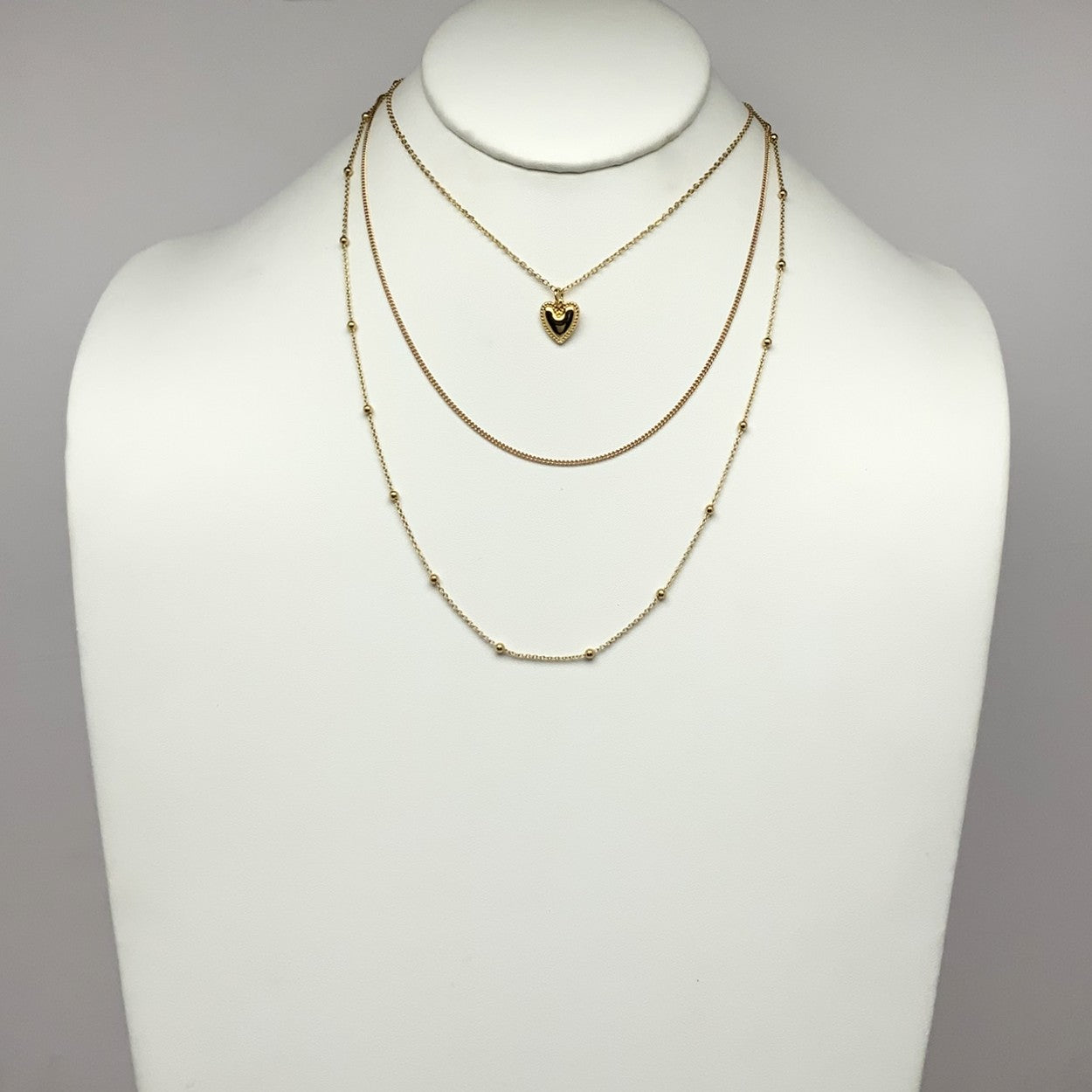 Layered Heart Necklace