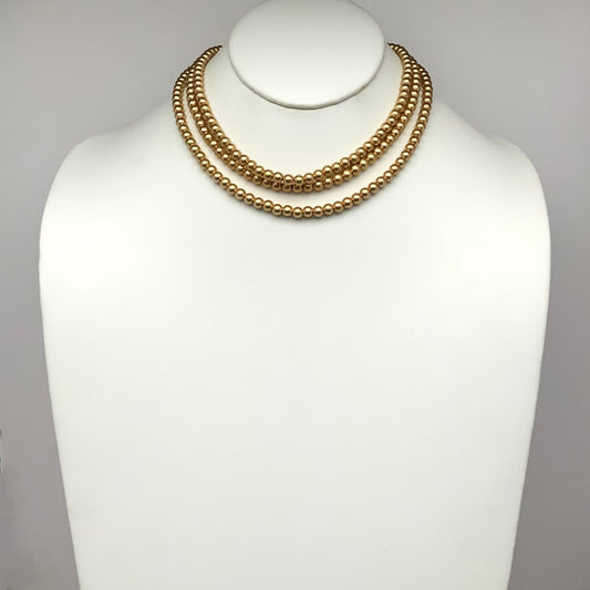 Spheres Layered Necklace