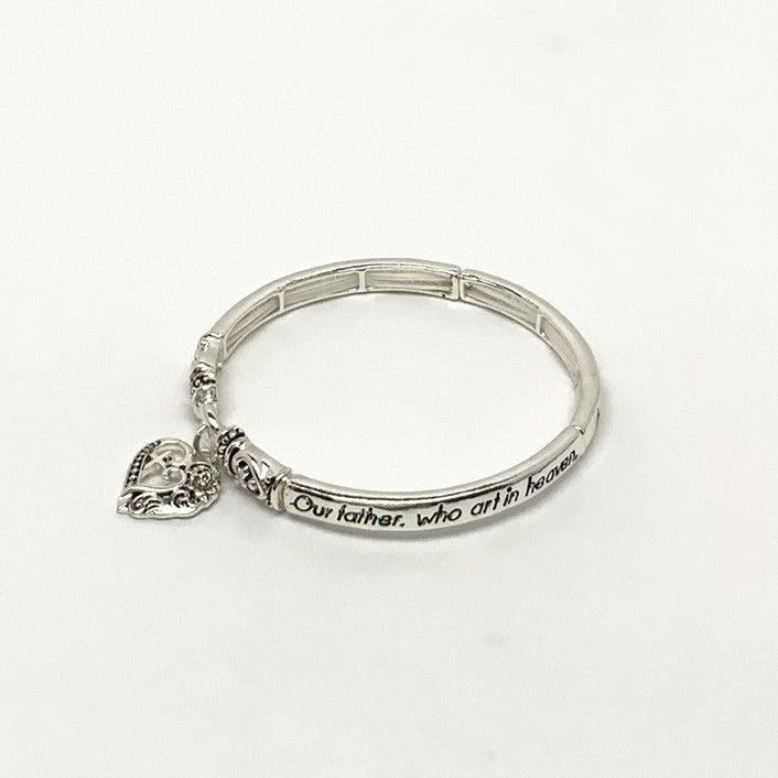 Lords Prayer Engraved Bracelet