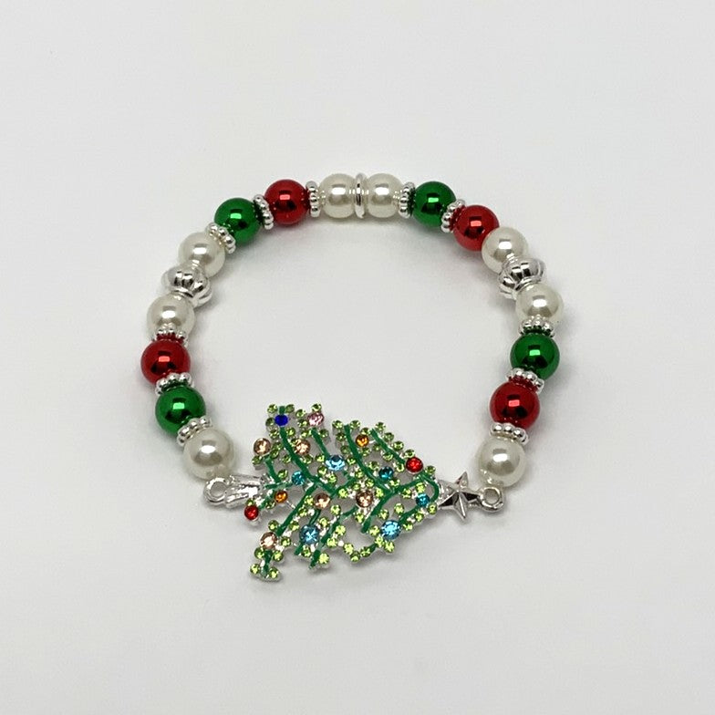 Colorful Christmas Tree Bracelet