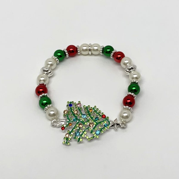 Colorful Christmas Tree Bracelet