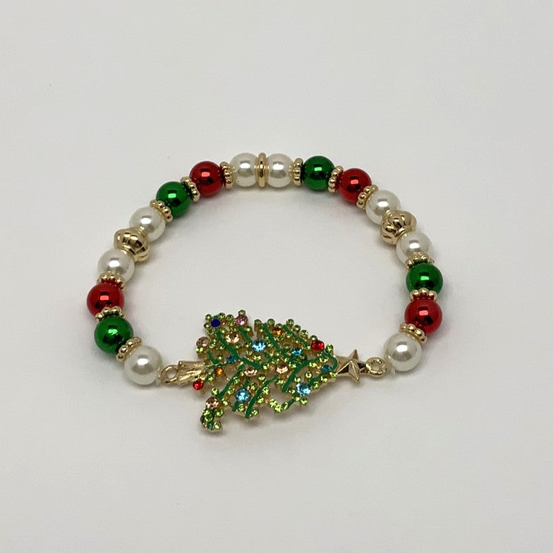 Colorful Christmas Tree Bracelet