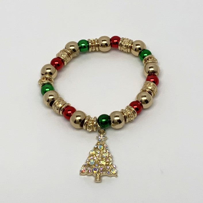 Ornament Crystal Tree Bracelet