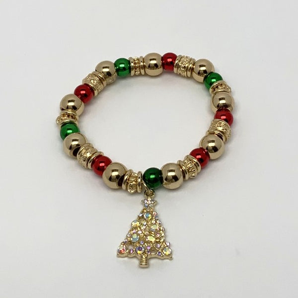 Ornament Crystal Tree Bracelet