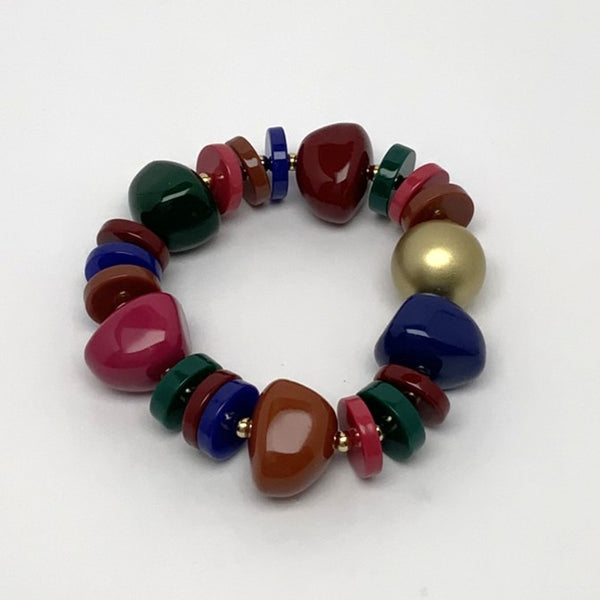 Chunky Flat Lucite Bracelet