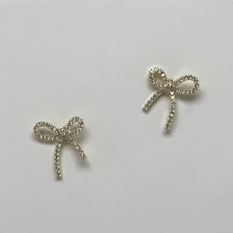 Crystal Bow Earrings