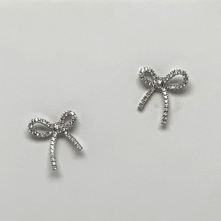 Crystal Bow Earrings