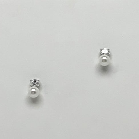 Crystal Pearl Earrings