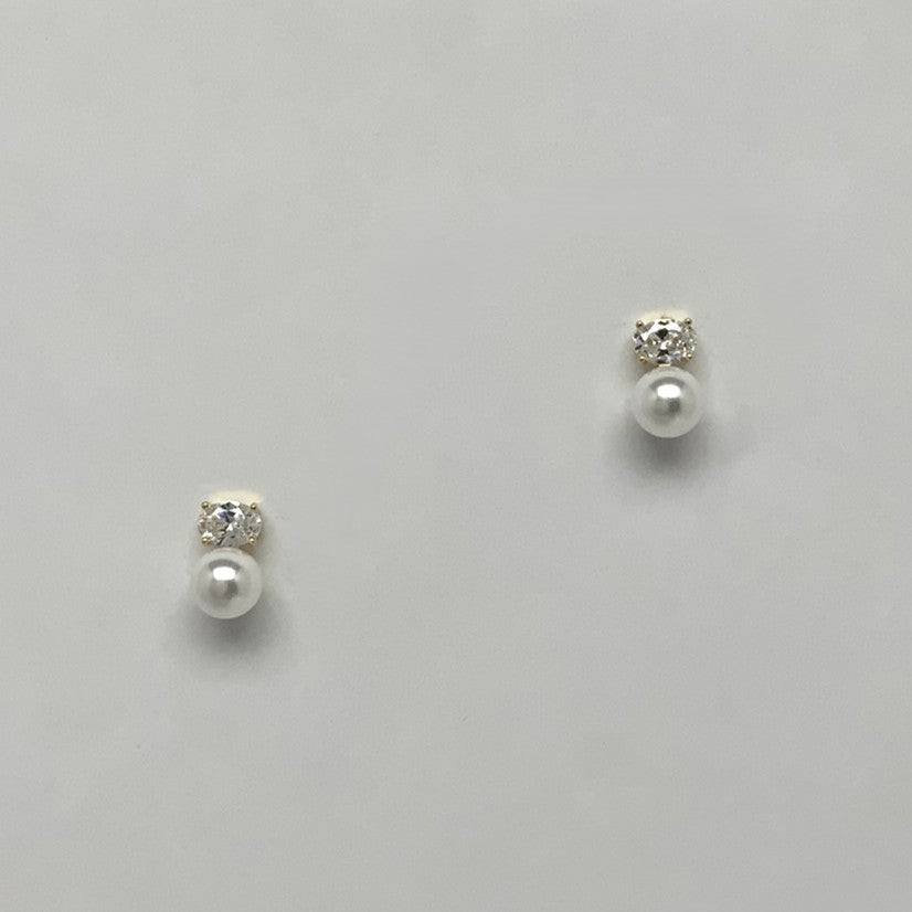 Crystal Pearl Earrings