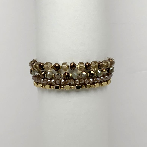 Designer Beaded Stack Bracelets