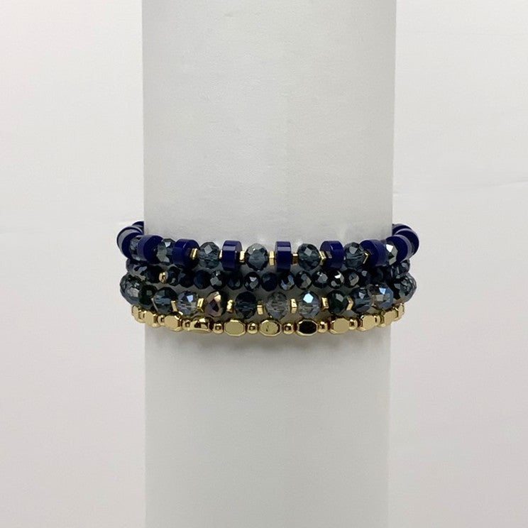 Designer Beaded Stack Bracelets