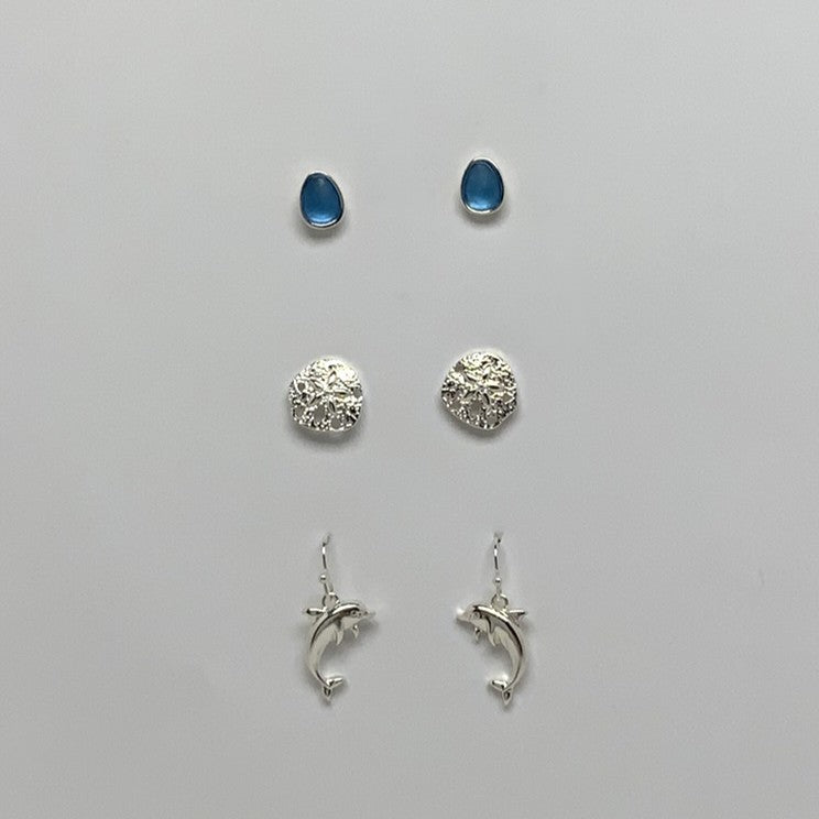 Sea Life Earring Trio Set