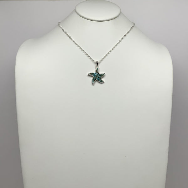 Stone Filled Starfish Necklace