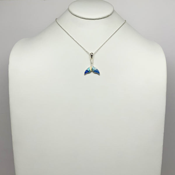 Enamel Dolphin Tale Necklace