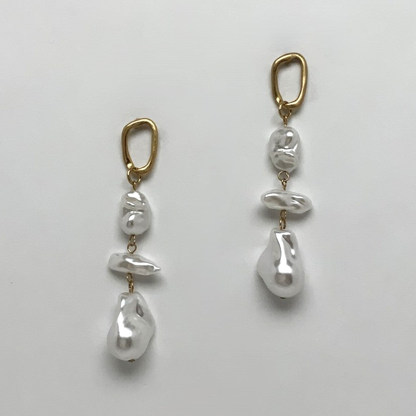 Unique Pearl Drop Earrings