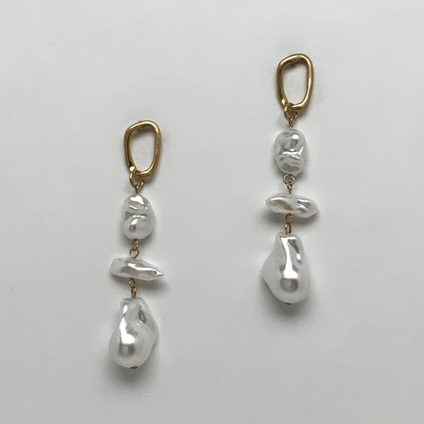 Unique Pearl Drop Earrings