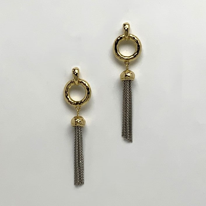 Circle Tassel Earrings