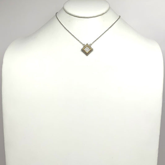 Square Pendant Necklace